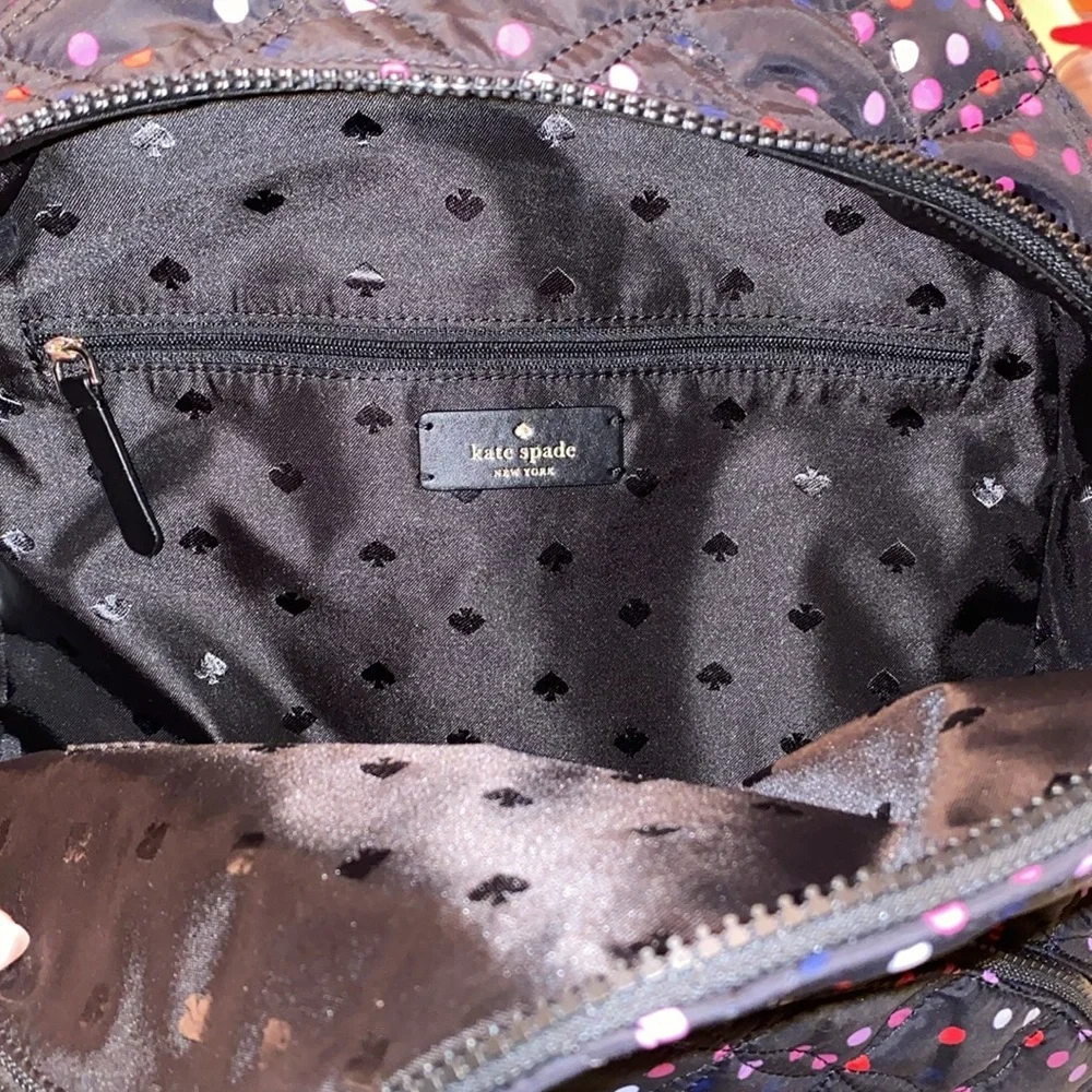 NWOT Kate Spade Karissa Quilted Confetti Large Backpack